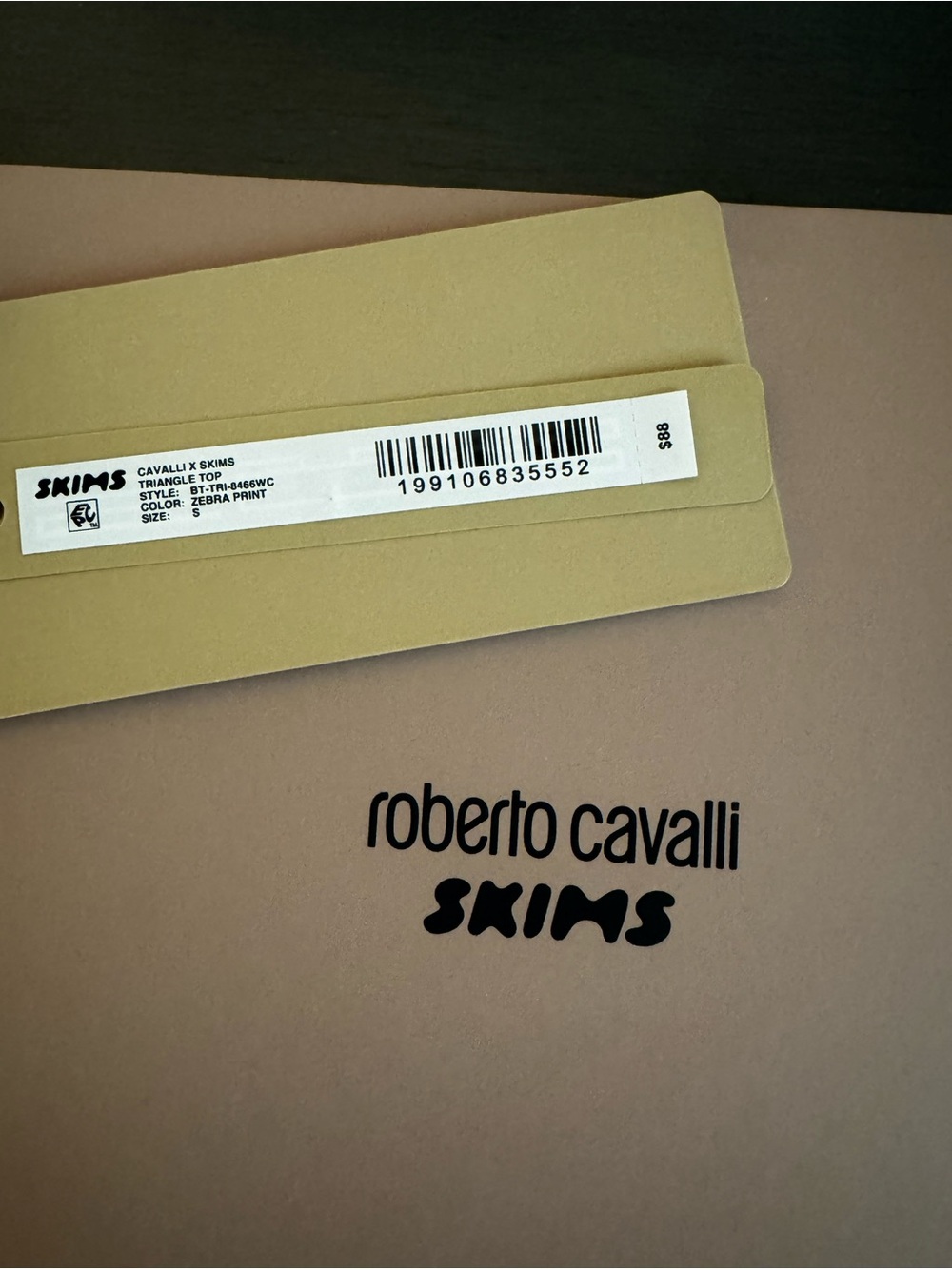 SKIMS x Roberto Cavalli Colab Limited Edition Swim Set!! Small, Zebra - Picture 7 of 11